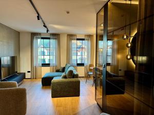 Χώρος καθιστικού στο Central Lux Apartment