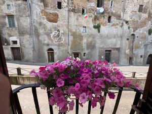 Bassano RomanoにあるCasa Yogaの塀の紫花束 +1枚の写真