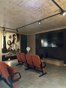 Χώρος καθιστικού στο Dom w Zatoce