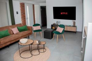 Χώρος καθιστικού στο L'appart CinéSpa