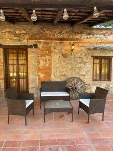 Patio nebo venkovní prostory v ubytování La Fornace di Tremoleto