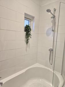 Koupelna v ubytování Coastal Comfort in Leigh Ideal for Work & Leisure