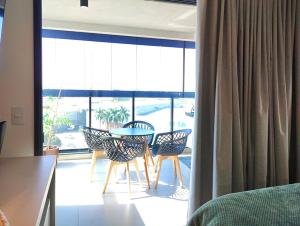 Posezení v ubytování Estúdio completo e charmoso