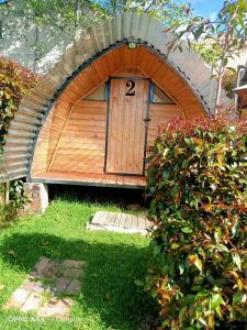 Κήπος έξω από το Bahareque hospedaje