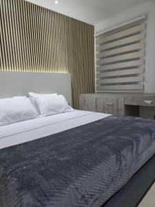 Postel nebo postele na pokoji v ubytování Luxury Park 35