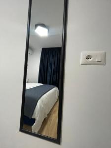 ティラナにあるVibe Comfort Tiranaの鏡