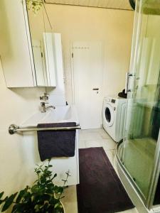 Koupelna v ubytování Ferienhaus Usedom Familie Stopp Haus 23