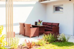 Posezení v ubytování M&D Appartments