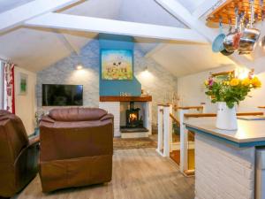 Posezení v ubytování Hafod