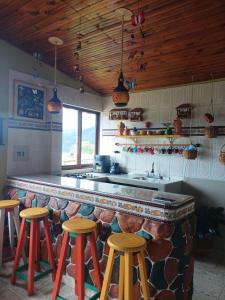 Η κουζίνα ή μικρή κουζίνα στο Hotel Casa Grande +21 φωτογραφίες