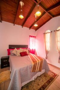 Postel nebo postele na pokoji v ubytování La casita de Lunaté