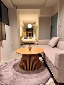 Posezení v ubytování Newly opened! Shibuya Mishuku Sky Terrace