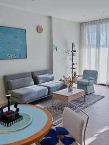 Χώρος καθιστικού στο The Solace - Urban Retreat in Adelaide CBD