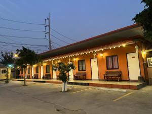 El edificio en el que está el hotel