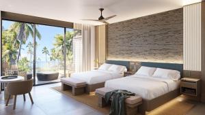 Postel nebo postele na pokoji v ubytování Grand Hyatt Grand Cayman Resort and Spa + 66 fotografií