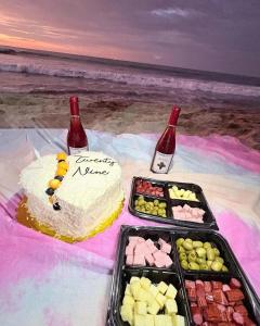 Jídlo v prázdninového domu nebo okolí