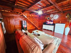 Posezení v ubytování Lumbung Sanur