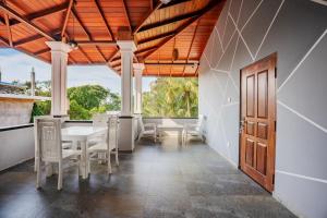 Balkón nebo terasa v ubytování Villa Red Lobster