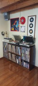 Knihovna v bed and breakfast