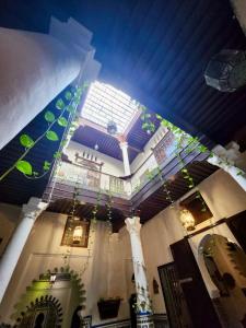a view of a building with a ceiling at Hotel Dar Dalia Tetouan in Tetouan