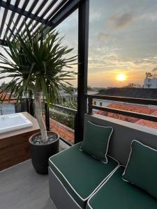 Μπαλκόνι ή βεράντα στο Villa Putri Berawa