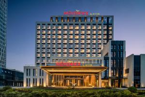 El edificio en el que está el hotel