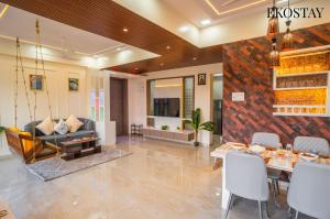 Χώρος καθιστικού στο EKOSTAY - Kara Villa