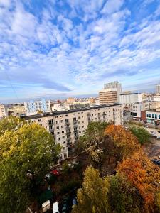 Γενική άποψη της πόλης Λοντζ ή θέα της πόλης από  αυτό το διαμέρισμα