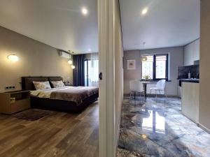 Ένα ή περισσότερα κρεβάτια σε δωμάτιο στο 10 Best apartment in the center city