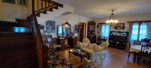 Χώρος καθιστικού στο Hotel Oceanis 