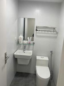 Koupelna v ubytování Yuki Home Vsip