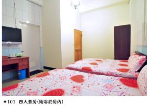 Ένα ή περισσότερα κρεβάτια σε δωμάτιο στο Mountain Town B&B