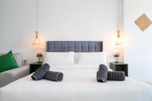 Giường trong phòng chung tại El Mirador Ap