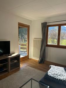 TV a/nebo společenská místnost v ubytování Ferienwohnung Maier Schliersee Neuhaus