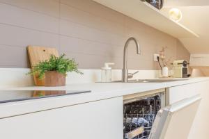 Kuchyň nebo kuchyňský kout v ubytování Corso Adriano 13 - Via Emilia