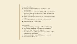 a page of a document with a screenshot of a questionnaire at Residence a Golfo di Marinella a 450 mt dal mare in Marinella