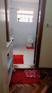 Koupelna v ubytování KALA HOMEs