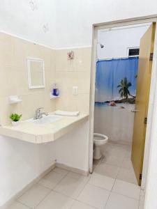 Koupelna v ubytování Mi Bello Cozumel