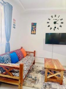 Χώρος καθιστικού στο Diani Beach rentals - 201 Studio Apartment