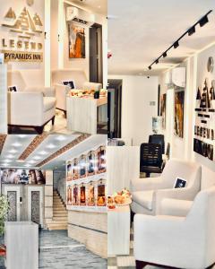 Χώρος καθιστικού στο Legend Pyramids Inn