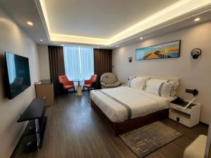 Μια τηλεόραση ή/και κέντρο ψυχαγωγίας στο Kinno International Hotel