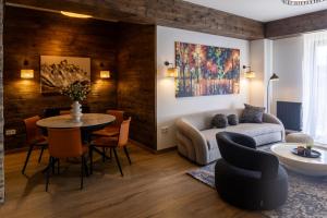 Χώρος καθιστικού στο Winterfell in New Gudauri +34 φωτογραφίες