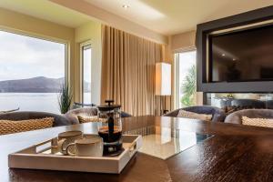 Χώρος καθιστικού στο The Shore House