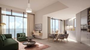 Η κουζίνα ή μικρή κουζίνα στο Bloom Arjaan by Rotana