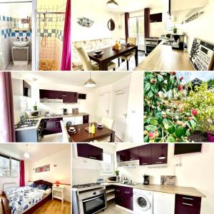 Kuchyň nebo kuchyňský kout v ubytování Le Fleur des Champs-St Valery & Le Crotoy à 10min