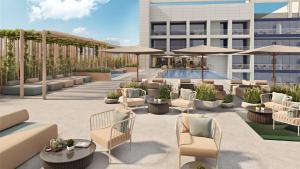 Χώρος καθιστικού στο Bloom Arjaan by Rotana