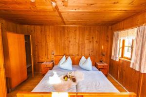 Postel nebo postele na pokoji v ubytování Stollenberghütte