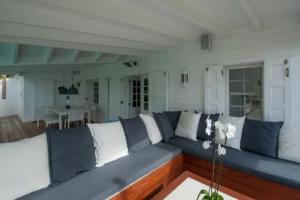 Posezení v ubytování Luxury Vitet Villa Overlooking Grand Fond + 33 fotografií