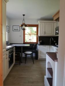 Η κουζίνα ή μικρή κουζίνα στο Jägerkeusche