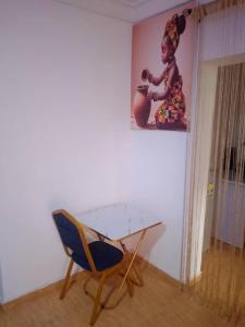 a table and a chair in a room at Short Let Apartments in Lagos Business School Lekki Ajah in Lekki +16 photos